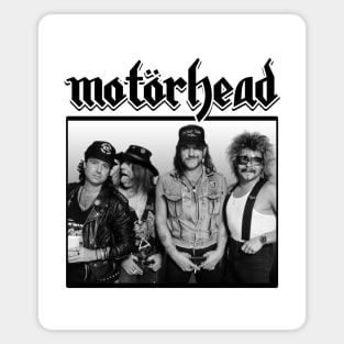 Motorhead White Black Magnet